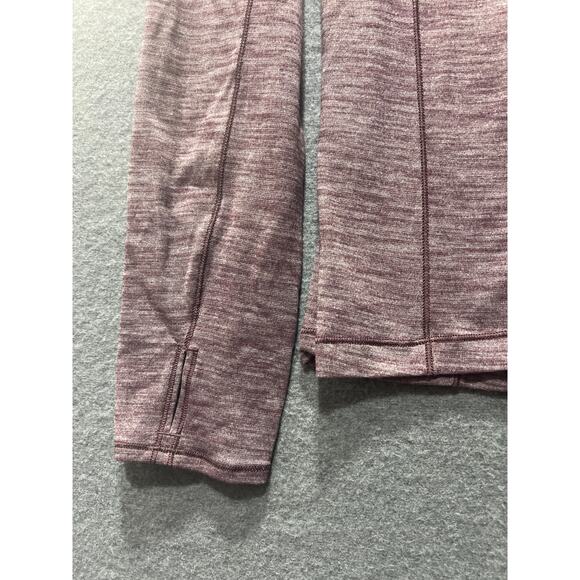Lululemon Sweat Embrace Long Sleeve Heathered Arctic Plum Fits Size 6 (READ) - Picture 6 of 10